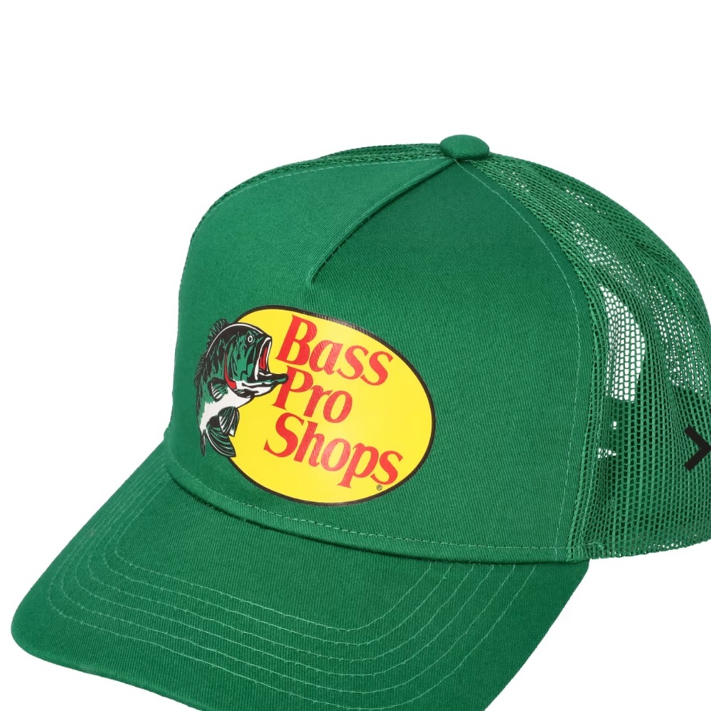 Bass Pro Shops KELLY Green Trucker Hat